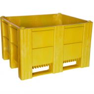 Engineered from impact resistant, HDPE, structural foam, these bins are durable, but lightweight, and easy to clean.