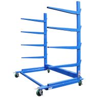 Store and transport long, narrow materials with the adjustable Cantilever Cart (CCA) from BHS. 