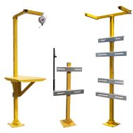 Universal Forklift Charging Stands come in many configurations