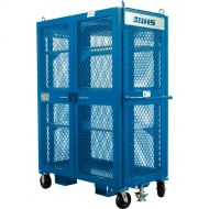 The Dual Entry High Value Cart is a mobile storage locker opening on two sides for convenient access in narrow aisles and tight spaces.