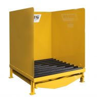 The BHS Hardwood Wash Station (HWS) provides a safe and convenient space to wash vertically extracted lift truck batteries.