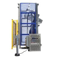 The Lifting Gaylord Dumper both lifts and tilts containers for emptying