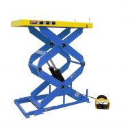 The BHS Dual Scissor Lift Table vertically positions materials at increased heights for improved ergonomics and productivity.