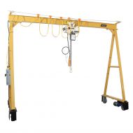 Power Drive Gantry Crane for vertical forklift battery extraction with 4,000 lb (1814 kg) capacity.