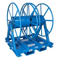 the PV Wire Reel Payout is the perfect solution for wiring solar plants with a minimum of material handling