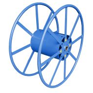 The PV Wire Reel is a high-capacity, reusable steel cable spool.