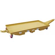 Center Steer Warehouse Trailers (TT-CS) achieve exceptional maneuverability with a fifth caster in the center of the frame.