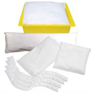 Universal Solidifying Sorbent Socks, Pillows & Pans are lightweight, easy to handle, and are ideal for use on unknown liquids.
