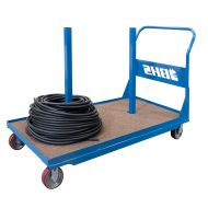 Safely transport heavy coils of cable and wire with the BHS Wire Coil Cart.