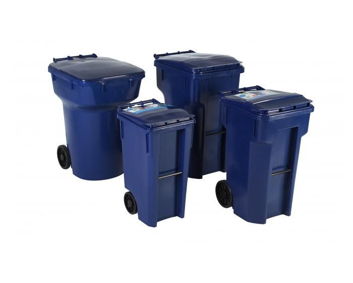 Cascade Icon Series Roll Out Cart 96 Gallon