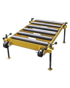 Adjustable height battery service stand