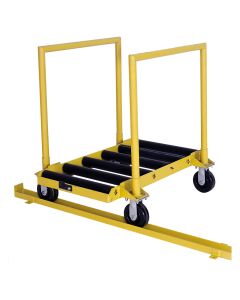 traveling battery transporter on track