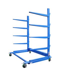 Store and transport long, narrow materials with the adjustable Cantilever Cart (CCA) from BHS. 
