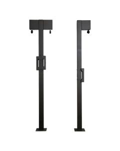 Choose between Single or Dual Charger Pedestal Kit(s)