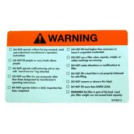 Warning Label, BLB Checklist