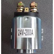 Motor Solenoid, 24V/200A, round silver (SW-180-S-24V)