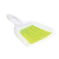 Mini dust pan & broom set (color may vary).
