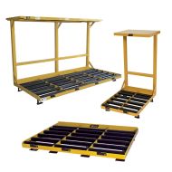 BHS Battery Roller Stands provide the ideal location to charge, store, and exchange lift truck batteries with convenience and ease.