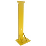 Stand used for mounting safety equipment such as the Spill Kit Cabinet and/or Portable Eye Wash.