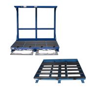 Single Level System Stands provide the ideal location to charge, store, and exchange lift truck batteries with convenience and ease.