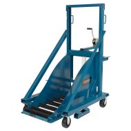 The BHS Winch Model Battery Transfer Carriage has an adjustable height of 5.5″ to 23.5″ and is available in two roller widths.