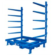 Cantilever Racks from BHS are configurable solutions for storing bars, pipes, conduit, and other lengthy materials.