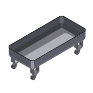 Stainless Food Service Bin