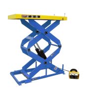 The BHS Dual Scissor Lift Table vertically positions materials at increased heights for improved ergonomics and productivity.