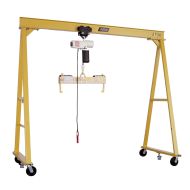 Non-Power Drive Gantry Crane for vertical forklift battery extraction with 4,000 lb (1814 kg)  capacity.