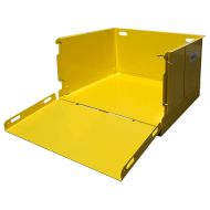 The Reel Sherpa&trade; Cradle guards costly wire, cable, and reels from damage during transport and in storage