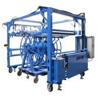 Pair the SWT with any configuration of BHS's Parallel Reel Payout (PRP) to pay out multiple cables to multiple compartment reels at once.