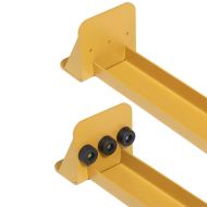 Track End Stops prevent equipment from running off the Guide Track.