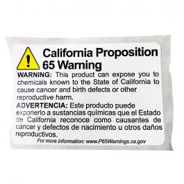 California Proposition 65 Warning Labels