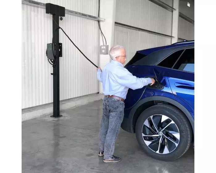 EV Charger Pedestal and Cable Management Kits