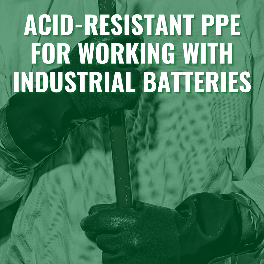 Acid-Resistant PPE for Working with Industrial Batteries