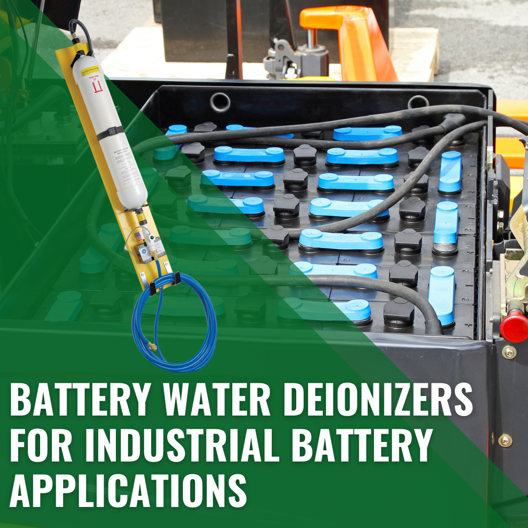 Battery Water Deionizers for Industrial Battery Applications