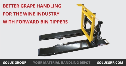 Better Grape Handling for the Wine Industry with Forward Bin Dumpers