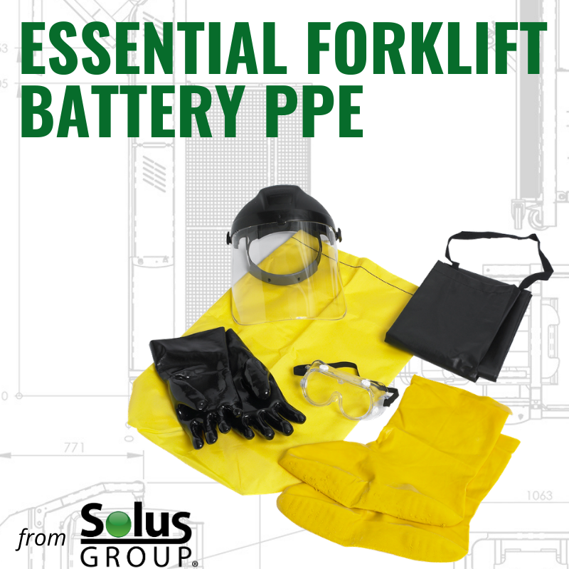 Complete Forklift Battery Protective Handling PPE Kit 5 