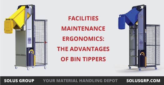 Bin Tippers allow workers to ergonomically lift and tip facilities' containers.