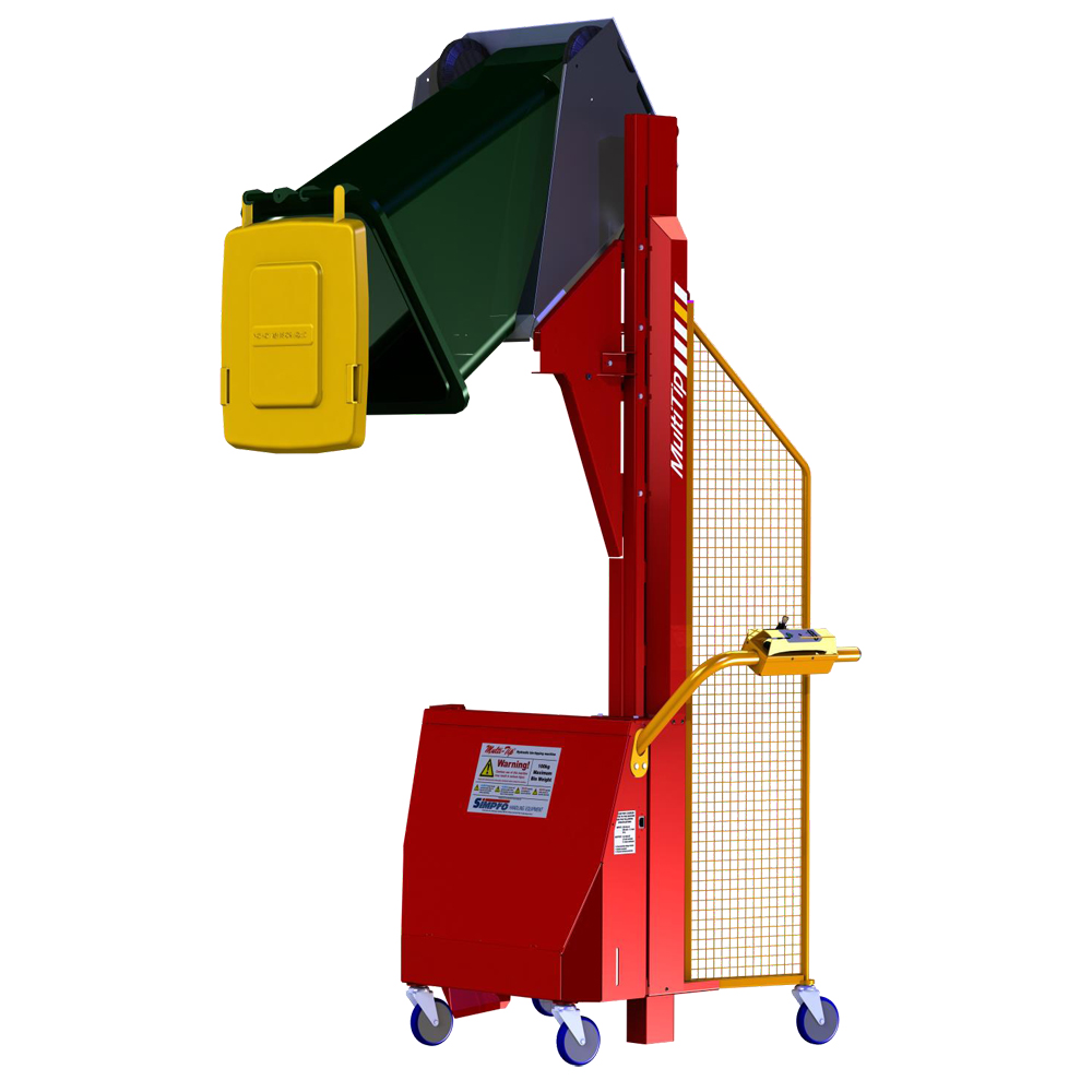 Multi-Tip Hydraulic Bin Dumper