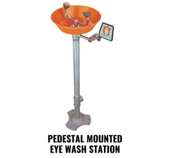 Pedestal Mounted Eyewash Station