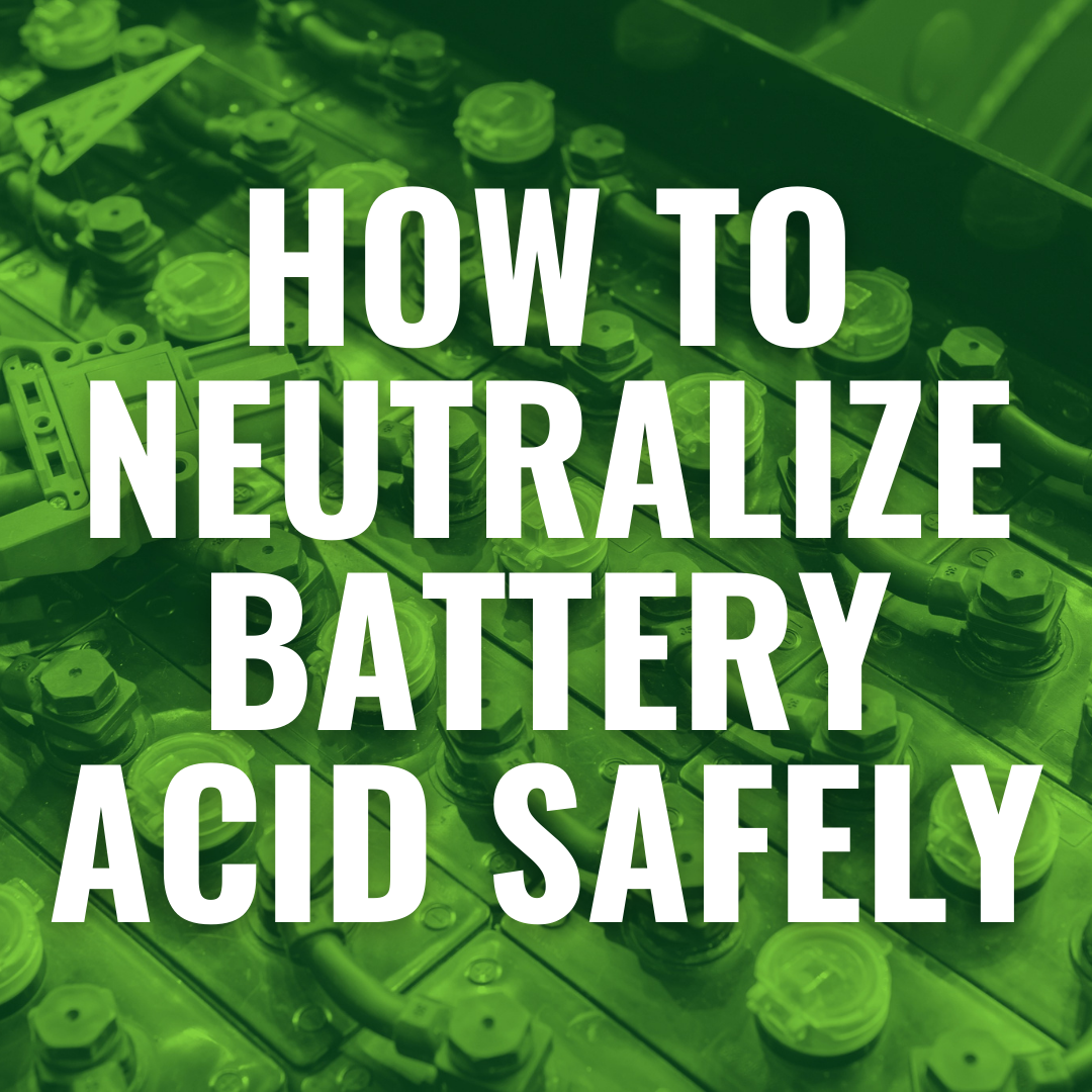 How to Neutralize Battery Acid Safely