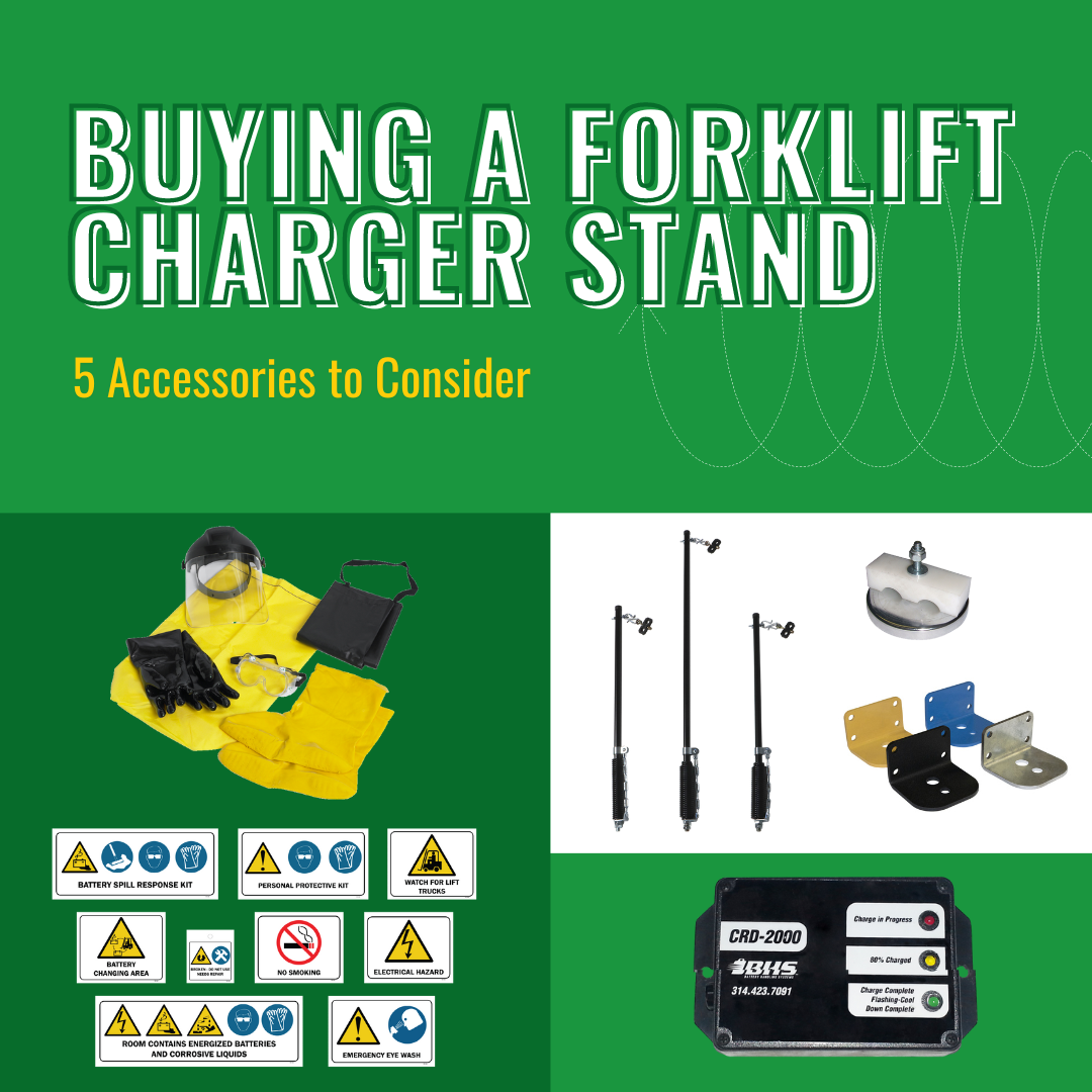Buying a Forklift Charger Stand: 5 Accessories to Consider