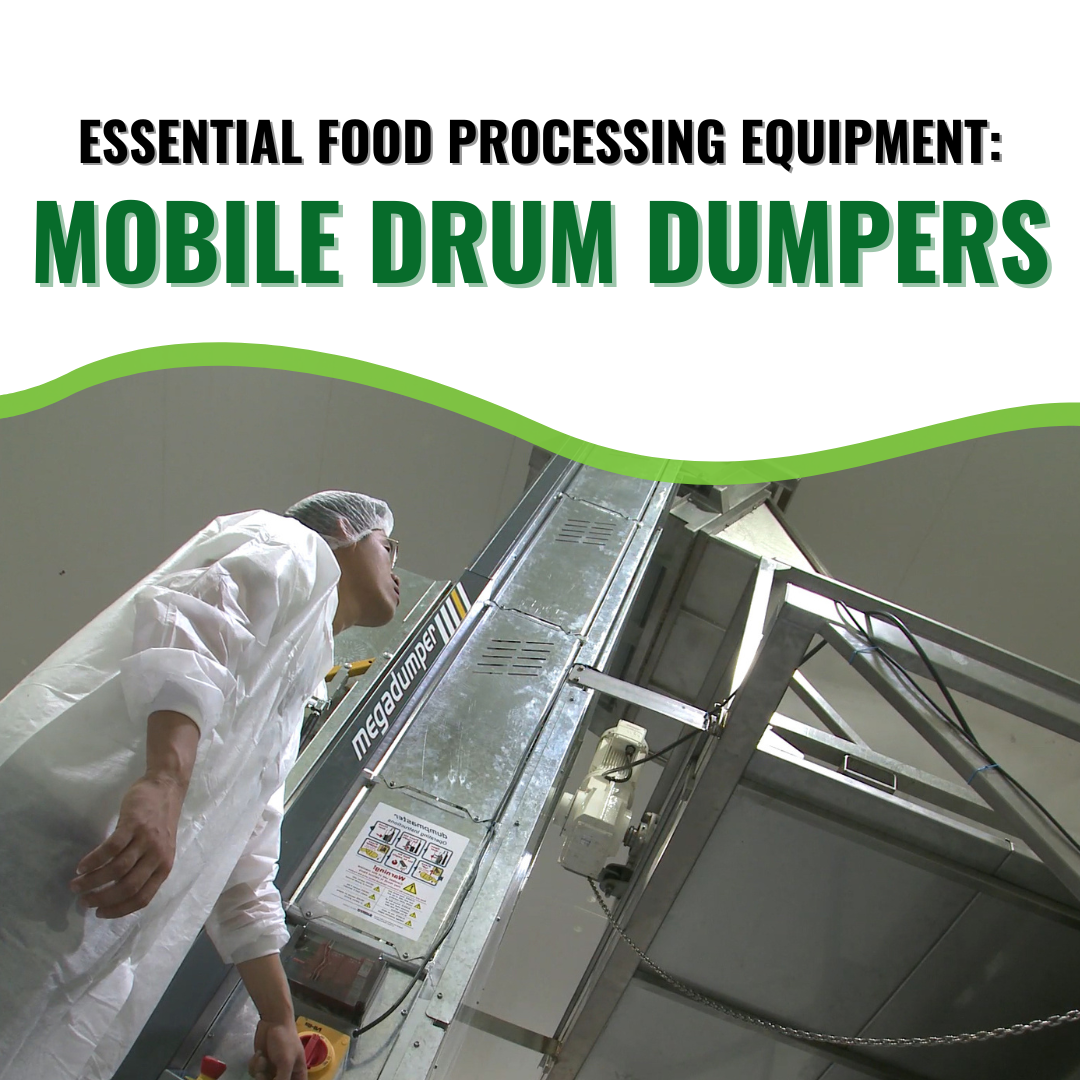 Essential Food Processing Equipment Mobile Drum Dumpers