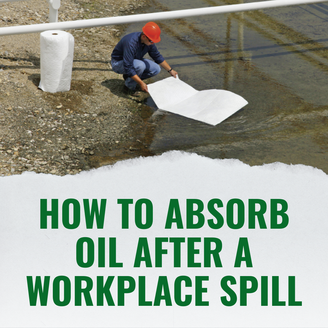 How to Absorb Oil After a Workplace Spill