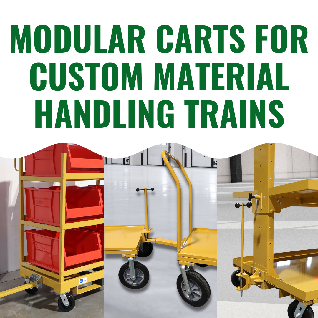 Modular Carts for Custom Material Handling Trains
