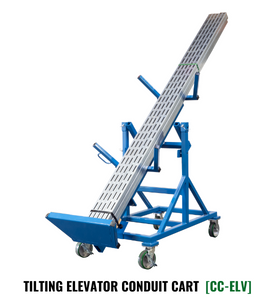 Tilting Elevator Conduit Cart [CC-ELV]